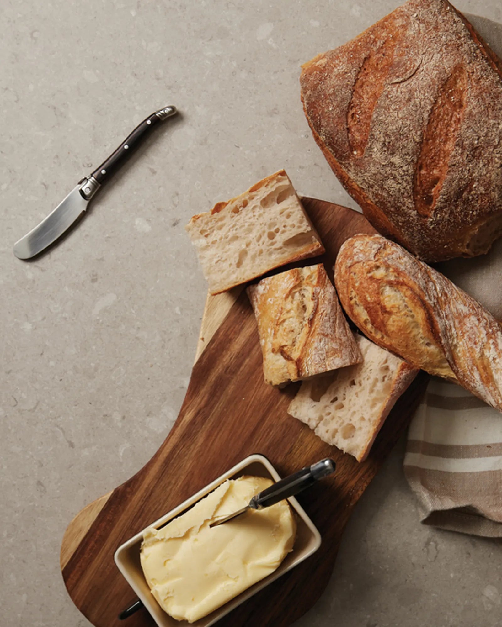 Custom stainless steel butter knife set Vinga Duo - 5